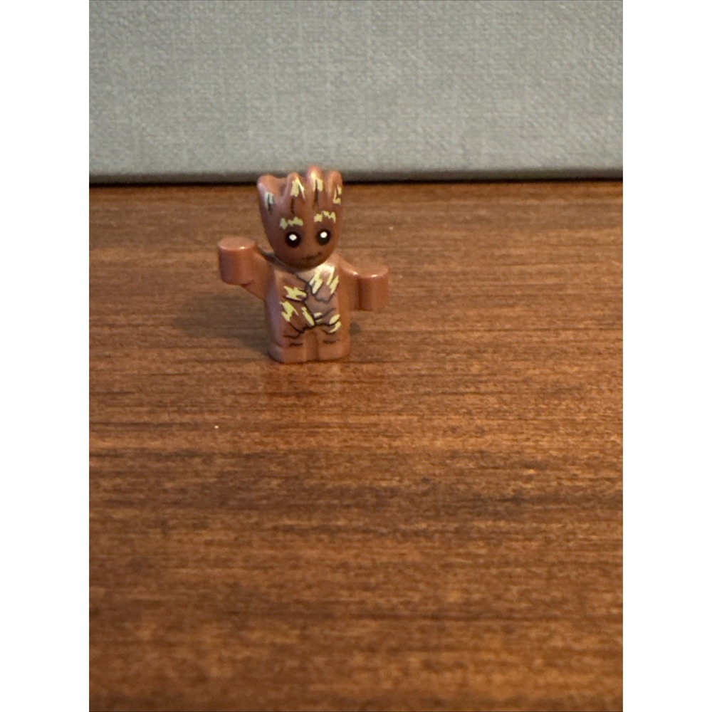 Lego Baby Groot Minifigure Reddish Brown Guardians of the Galaxy 76081 sh0389